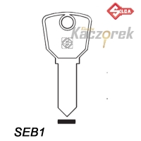 Silca 083 - klucz surowy mosiężny - SEB1